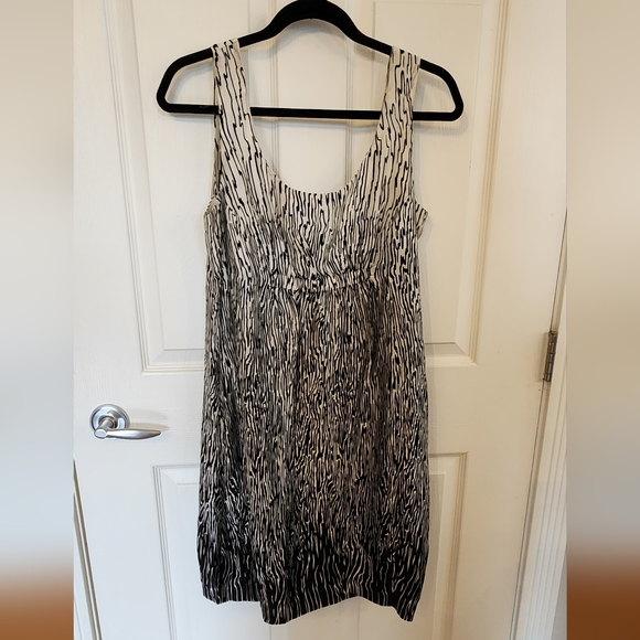 Zara Silk Dress Abstract Print size XL - Picture 1 of 13